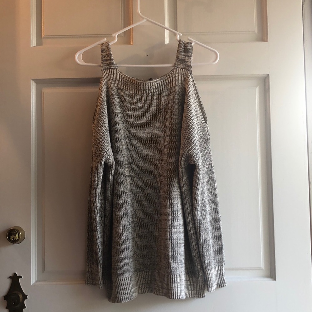 Sweater with little green in it
